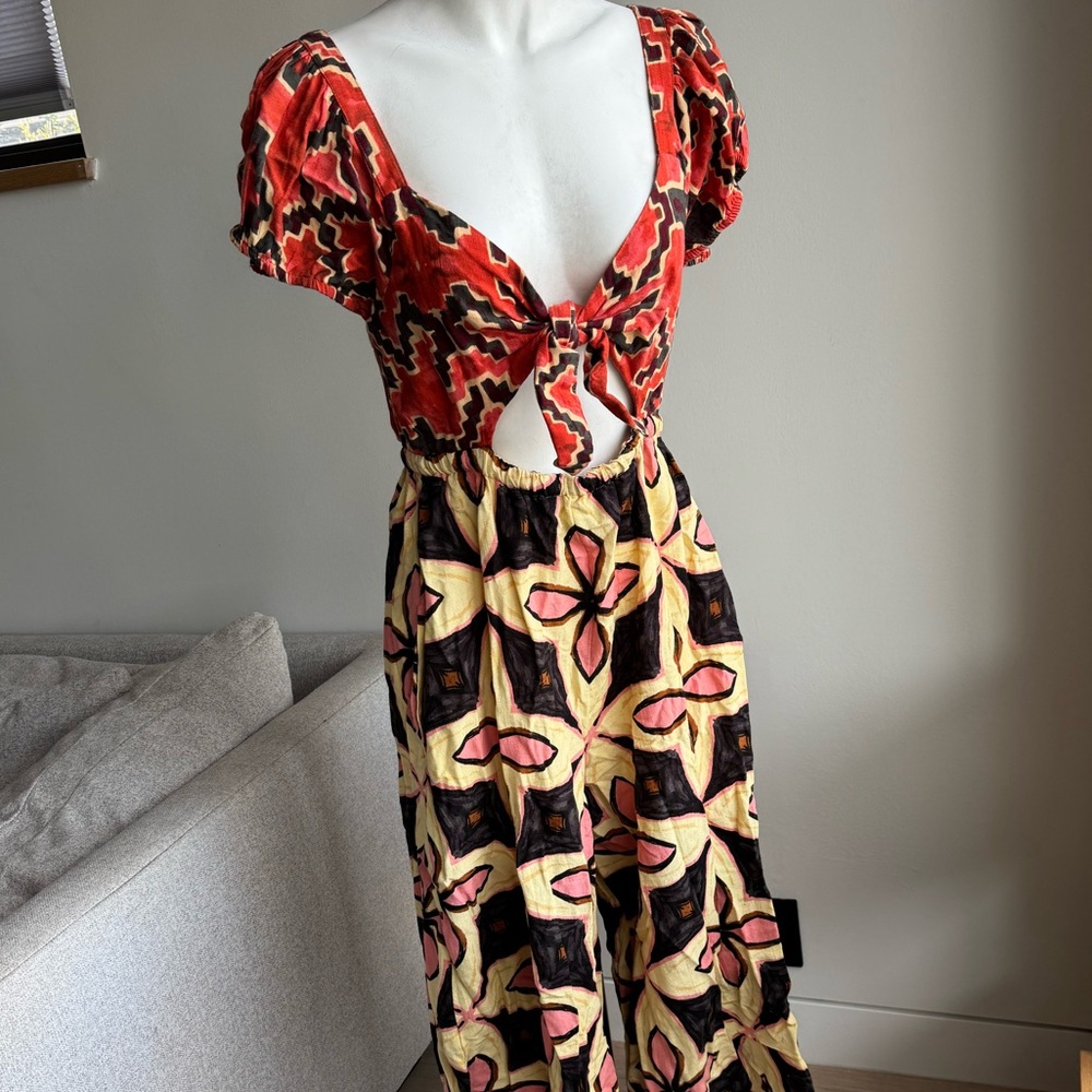 Free People Bali Golden Age Jumpsuit